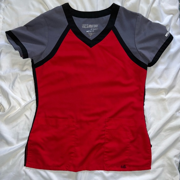 Grey's Anatomy Tops Greys Anatomy Scrub Top Poshmark